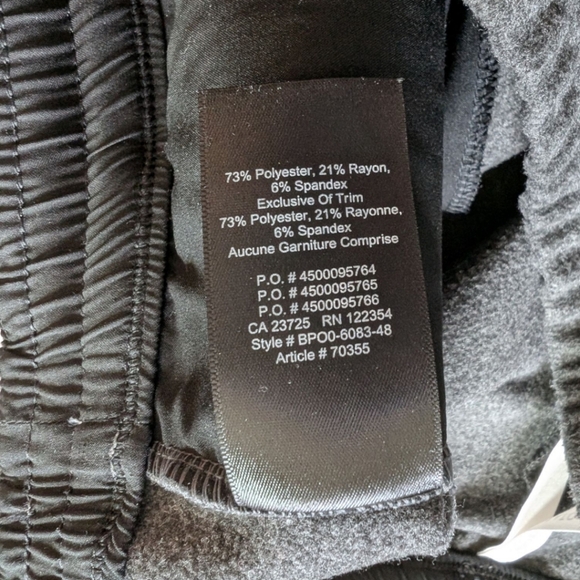 Aritzia Babaton Fitzgerald Pant Grey Pull-On Flannel Pleated Old Money Women L - Picture 9 of 12